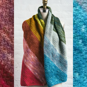 Rainbow Showers Crochet Wrap Kit