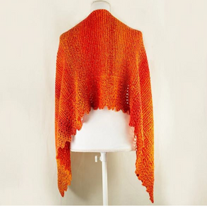 Solar Wave Shawl Knit Kit