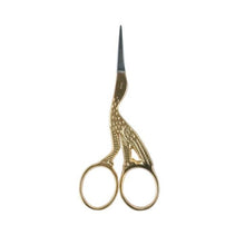 Load image into Gallery viewer, Stainless Stork Scissors for cutting yarn while knitting or crocheting.
