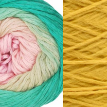 Load image into Gallery viewer, Strawberry Fluff Cowl Knit Kit
