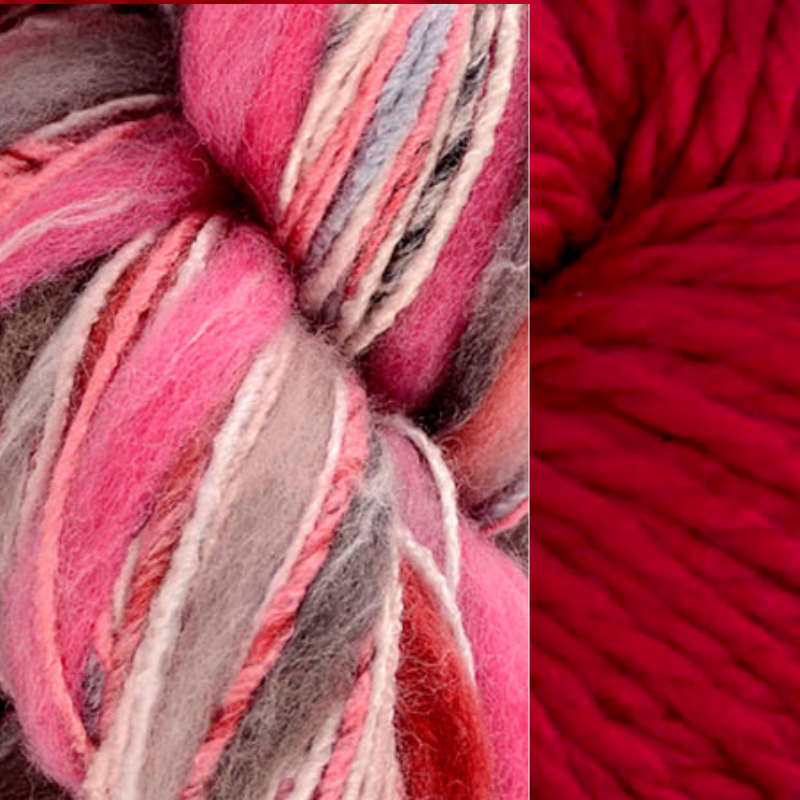 Strawberry Fluff Cowl Knit Kit
