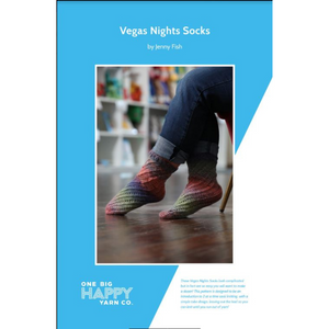 Vegas Nights Two-At-A-Time Socks PDF Knitting Pattern