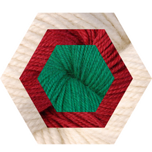 Load image into Gallery viewer, Vintage Hexagon Stocking Crochet Kit
