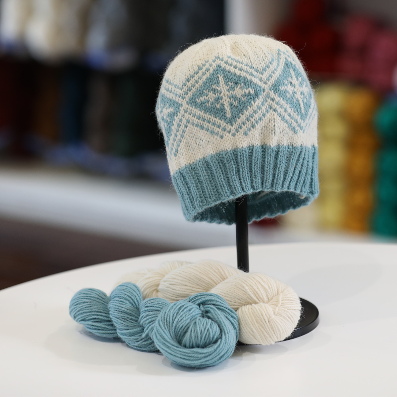 Woodland Snowflake Hat Knit Kit