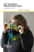 Load image into Gallery viewer, Off The Rails Cowl Printed Knitting Pattern
